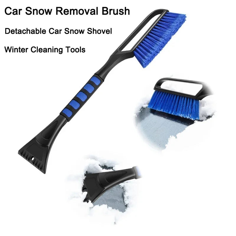 Snow Ice Scraper/Brush Shovel Removal Brush Car Windshield Scraping Winter Tool